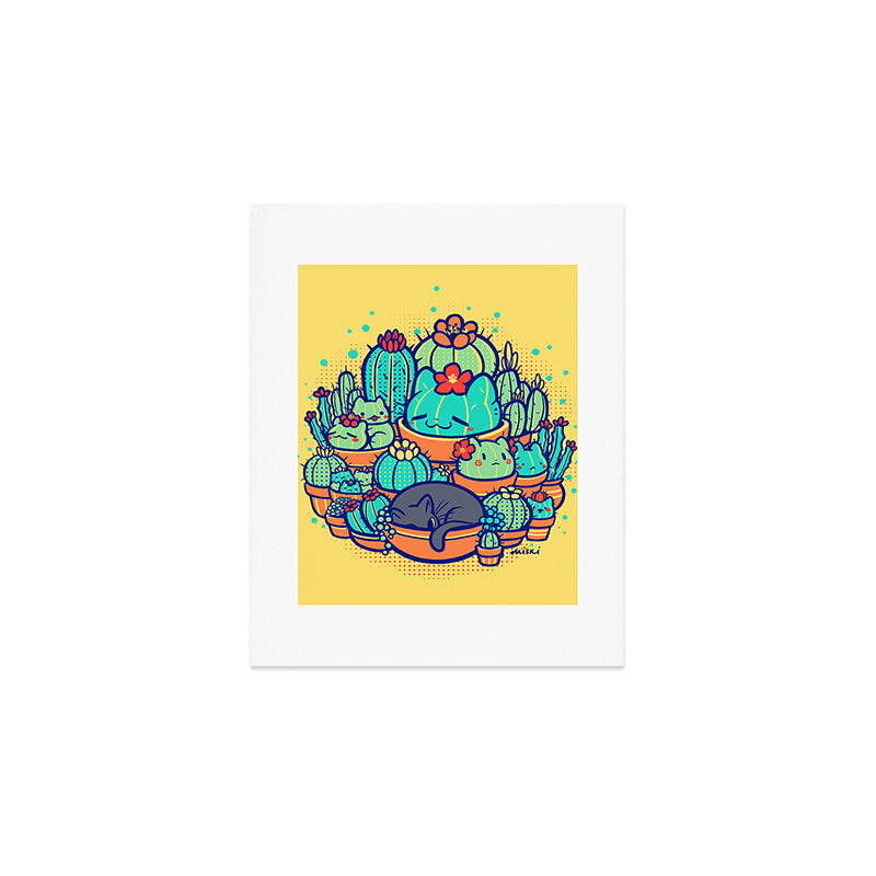 Catcus Patch Art Print Gallery Image 1