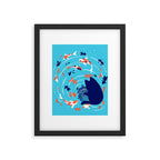 Let me in? Framed Art Print Gallery Image 6
