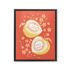 Peach Kitten Framed Canvas Print Gallery Image 6