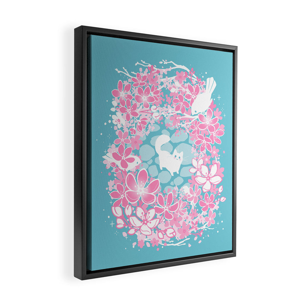 Spring Greeting Framed Canvas Print Gallery Image 2