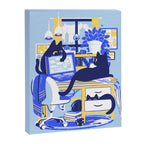 Working From Home Canvas Print Gallery Image 8