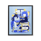 Working From Home Framed Canvas Print Gallery Image 8