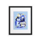 Working From Home Framed Art Print Gallery Image 6