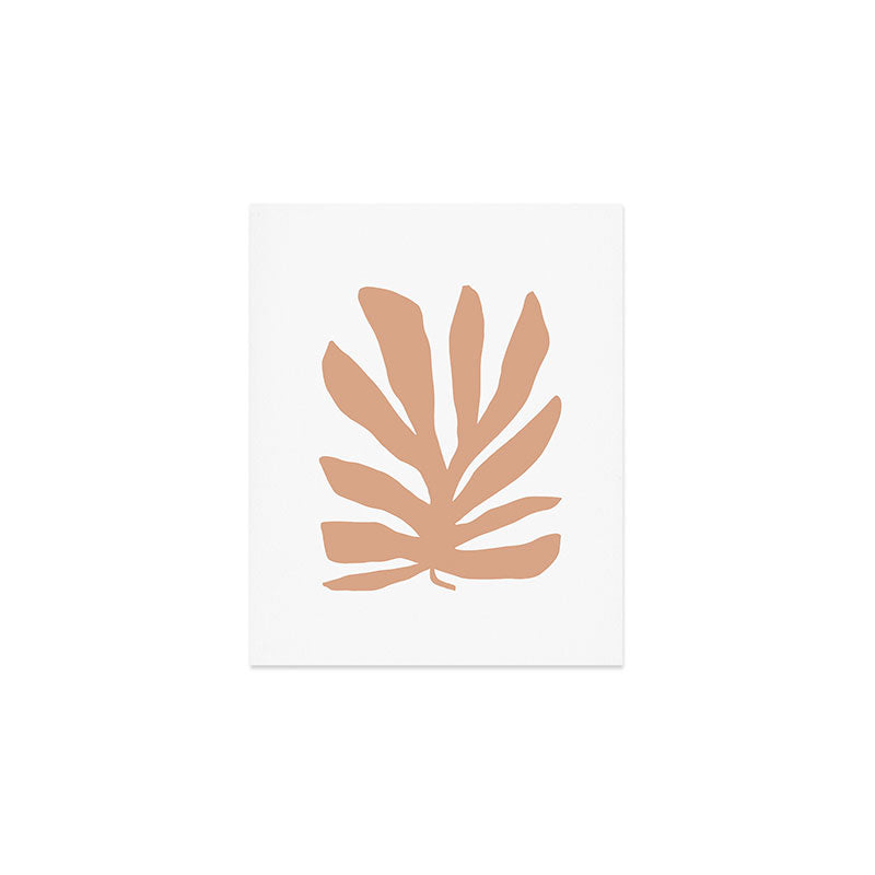 Coral Matisse cutout Art Print Gallery Image 1