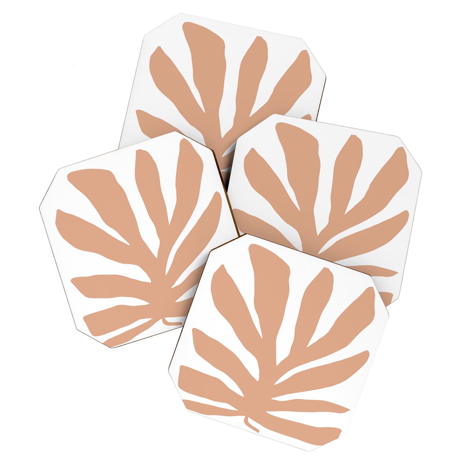 Coral Matisse cutout Coaster Gallery Image 1