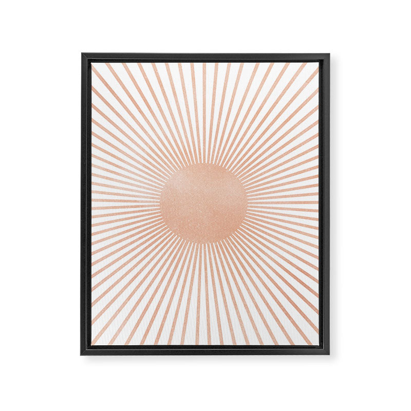 Geometry Sunshine Framed Canvas Print Gallery Image 6
