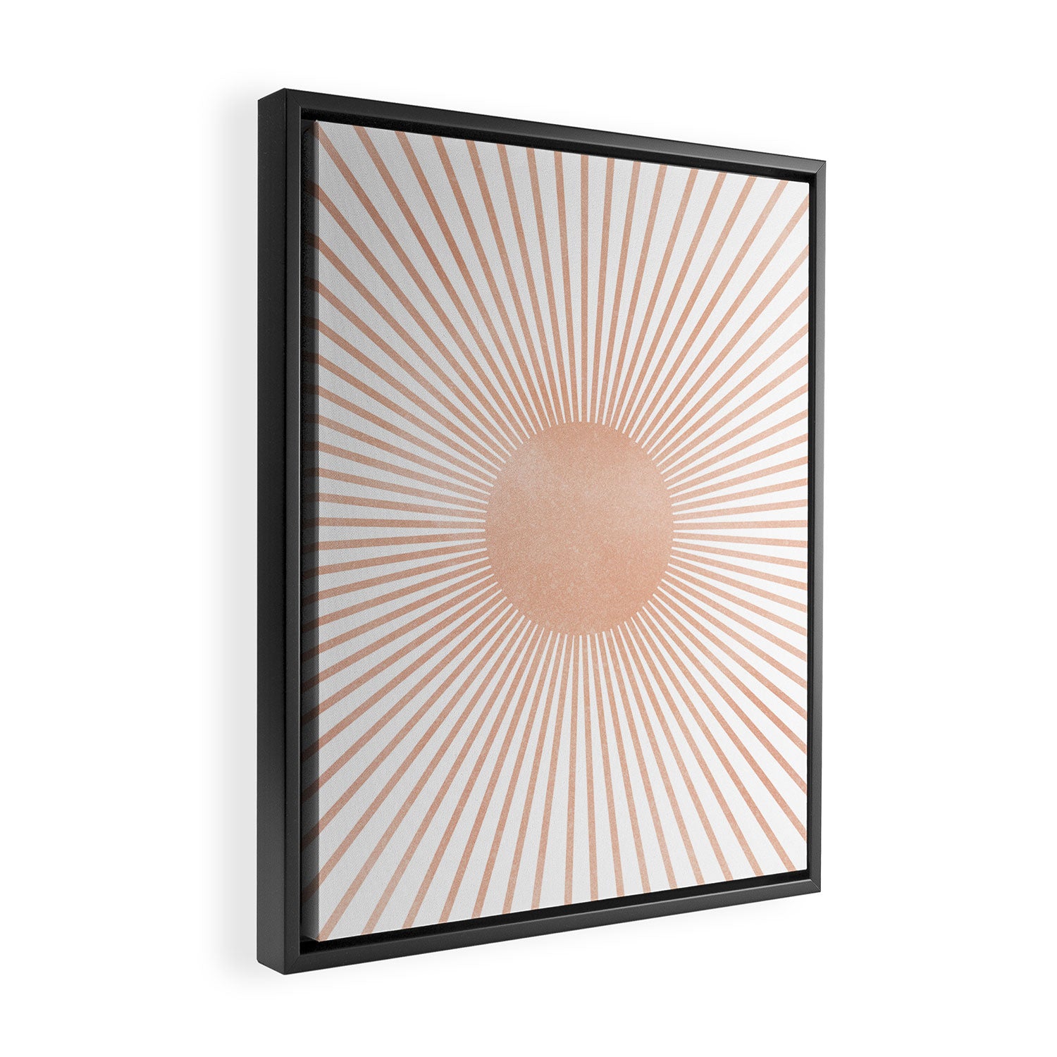 Geometry Sunshine Framed Canvas Print Gallery Image 2