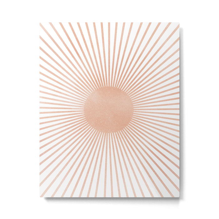 Geometry Sunshine Metal Print Gallery Image 1