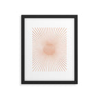 Geometry Sunshine Framed Art Print Gallery Image 5