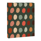 Hand drawn pastel dots pattern Canvas Print Gallery Image 8
