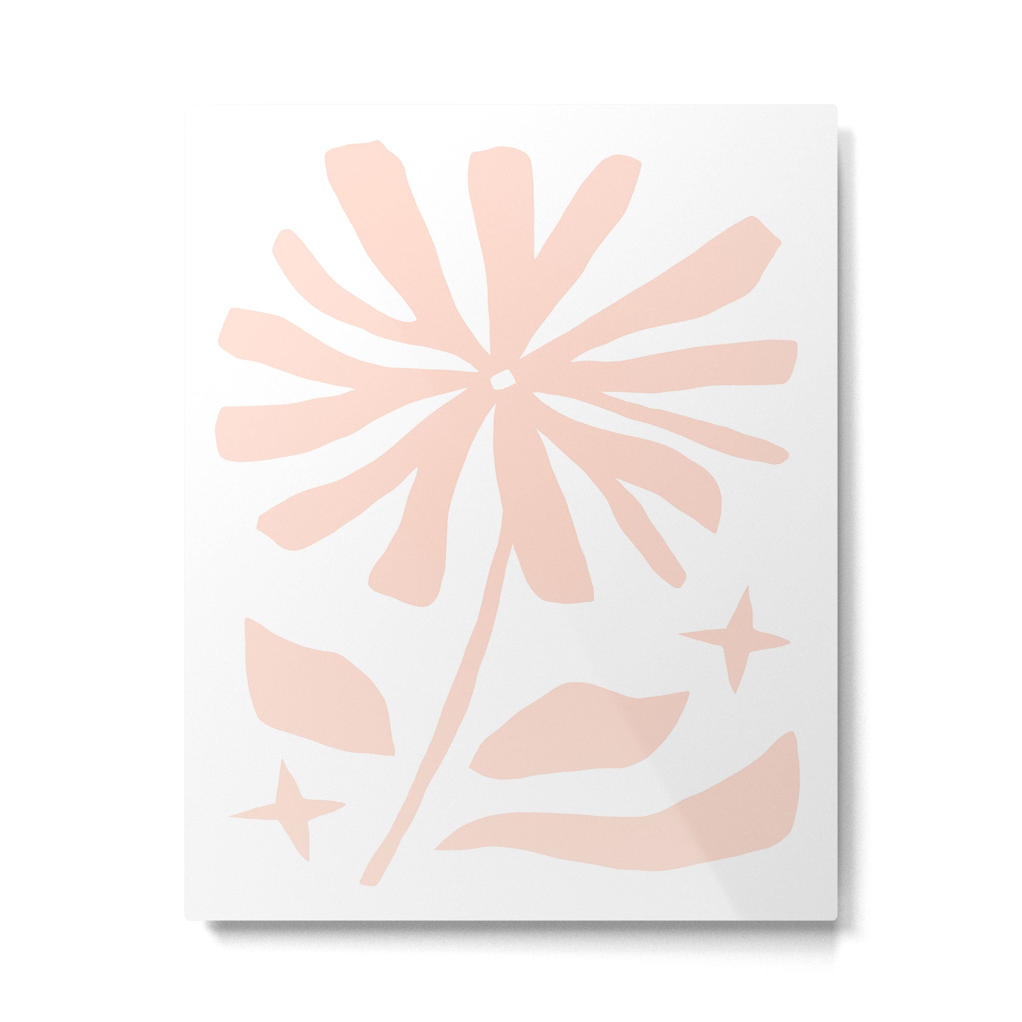 Matisse abstract flower Metal Print Gallery Image 4