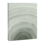 Sage green abstract watercolor rainbow Canvas Print Gallery Image 6