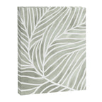 Sage green leaf line art Canvas Print Gallery Image 6