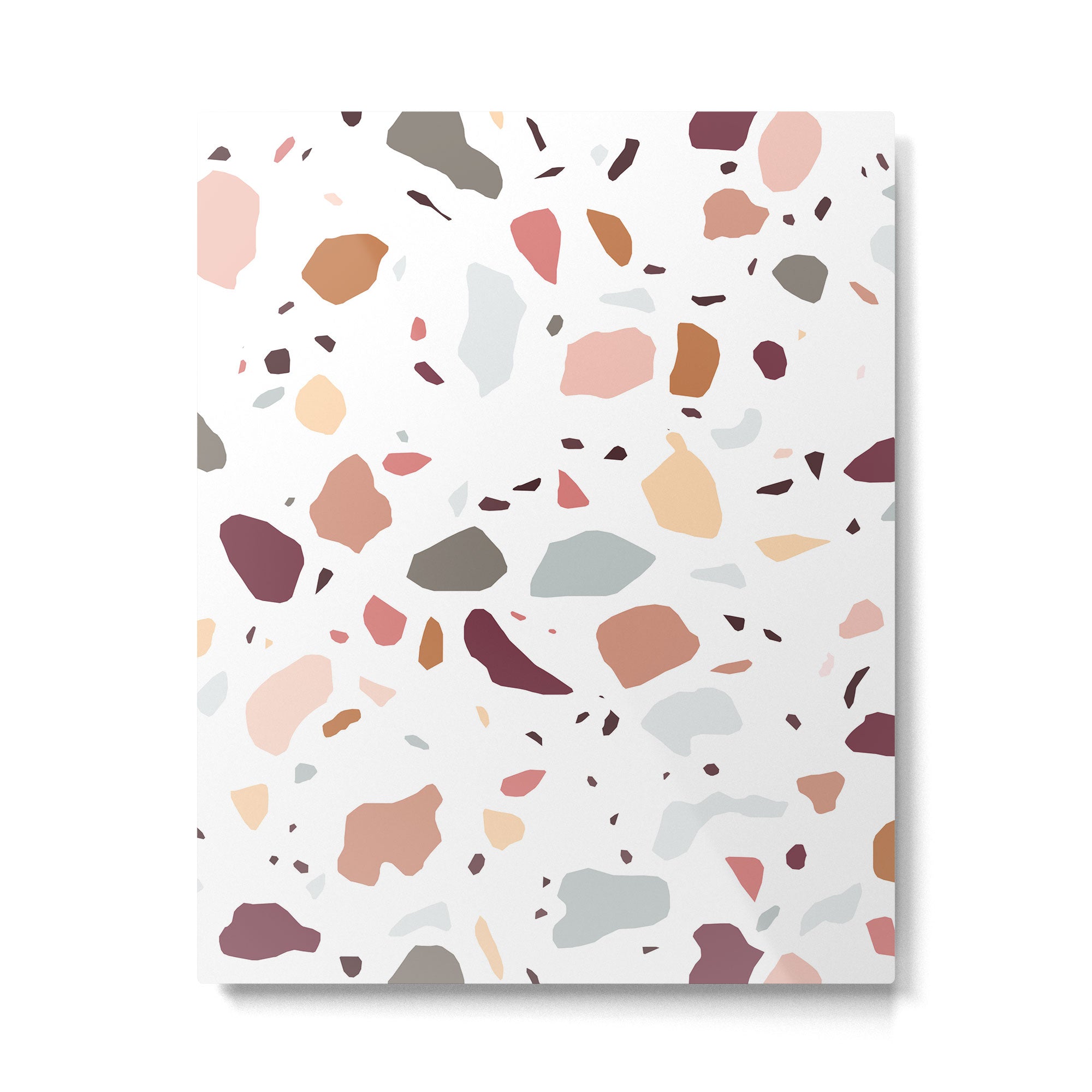 Terrazzo marble pattern Metal Print Gallery Image 6