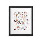 Terrazzo marble pattern Framed Art Print Gallery Image 6