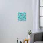 Babydoll Mermaids on Aqua Art Print Gallery Image 3
