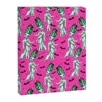 Bride of Frankenstein on Hot Pink Canvas Print Gallery Image 8