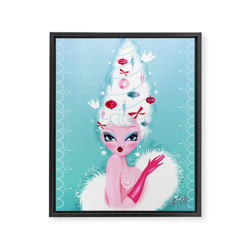 Christmas Coiffure Framed Canvas Print Gallery Image 8