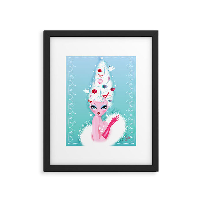 Christmas Coiffure Framed Art Print Gallery Image 1