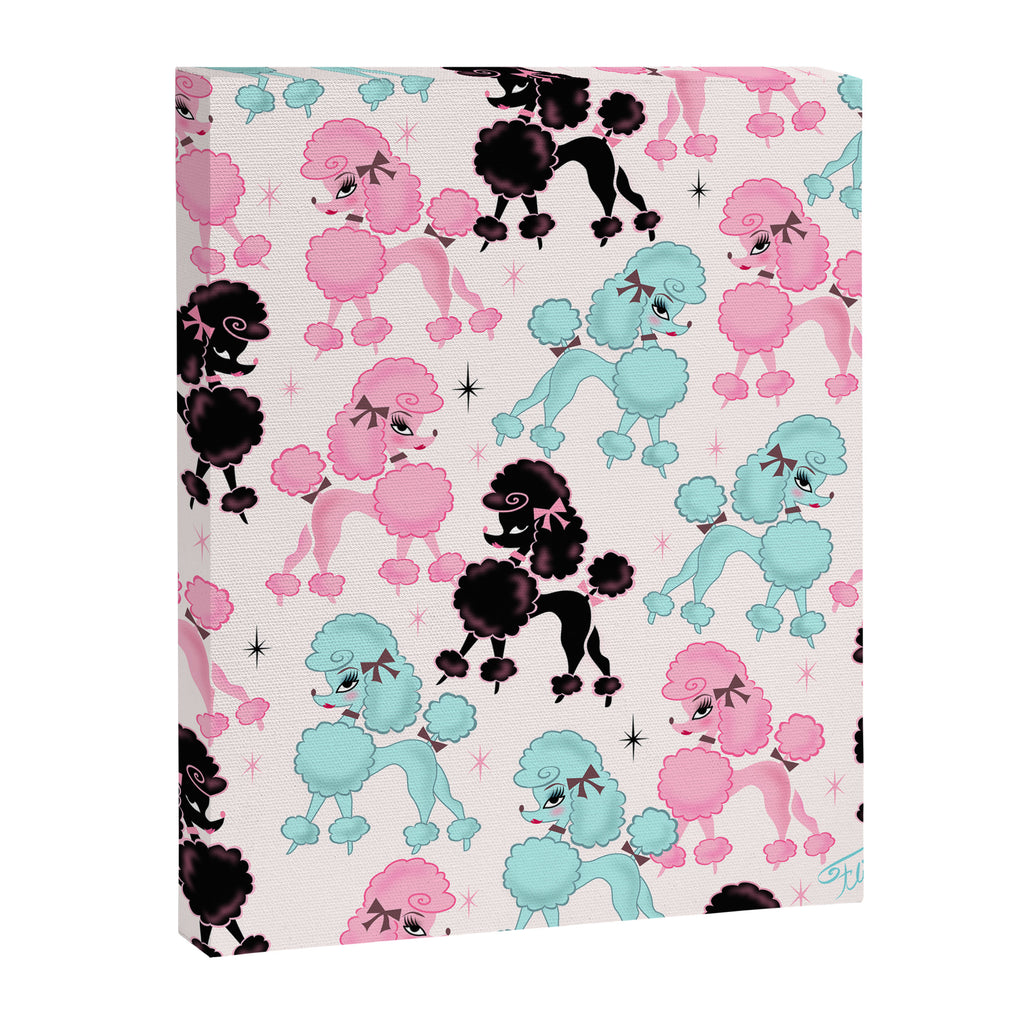Poodlerama Retro Poodles Canvas Print Gallery Image 8
