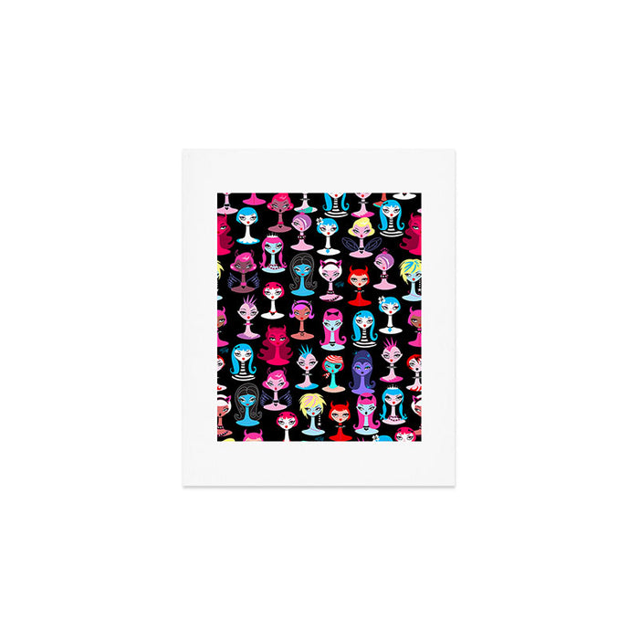 Punky Goth Dollies Art Print Gallery Image 1