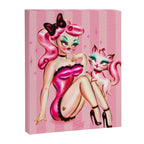 Smitten Kitten Pinup Doll Canvas Print Gallery Image 6
