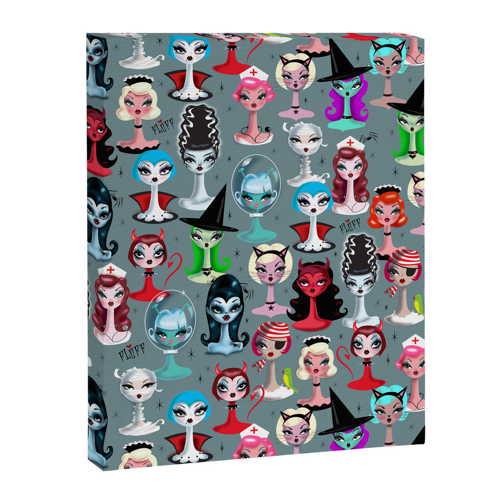 Spooky Dolls Canvas Print Gallery Image 8