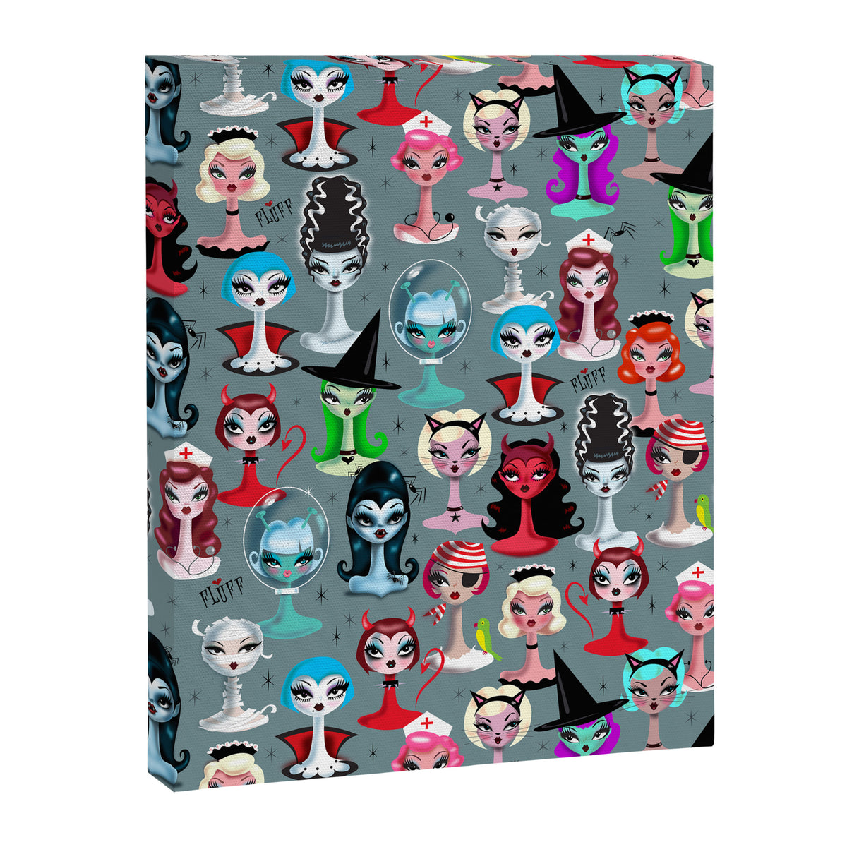 Spooky Dolls Canvas Print Gallery Image 8