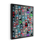 Spooky Dolls Framed Canvas Print Gallery Image 2