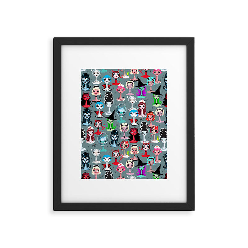 Spooky Dolls Framed Art Print Gallery Image 6