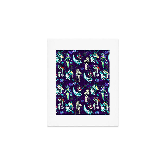 Witches and Black Cats Art Print Gallery Image 1
