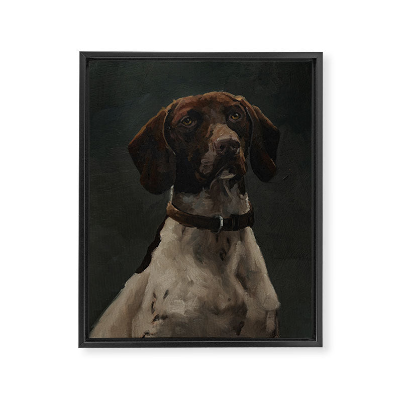 bird dog portrait Framed Canvas Print Gallery Image 6