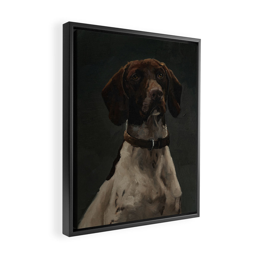 bird dog portrait Framed Canvas Print Gallery Image 2