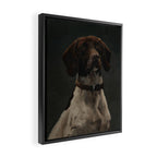 bird dog portrait Framed Canvas Print Gallery Image 2