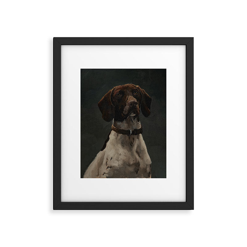 bird dog portrait Framed Art Print Gallery Image 5