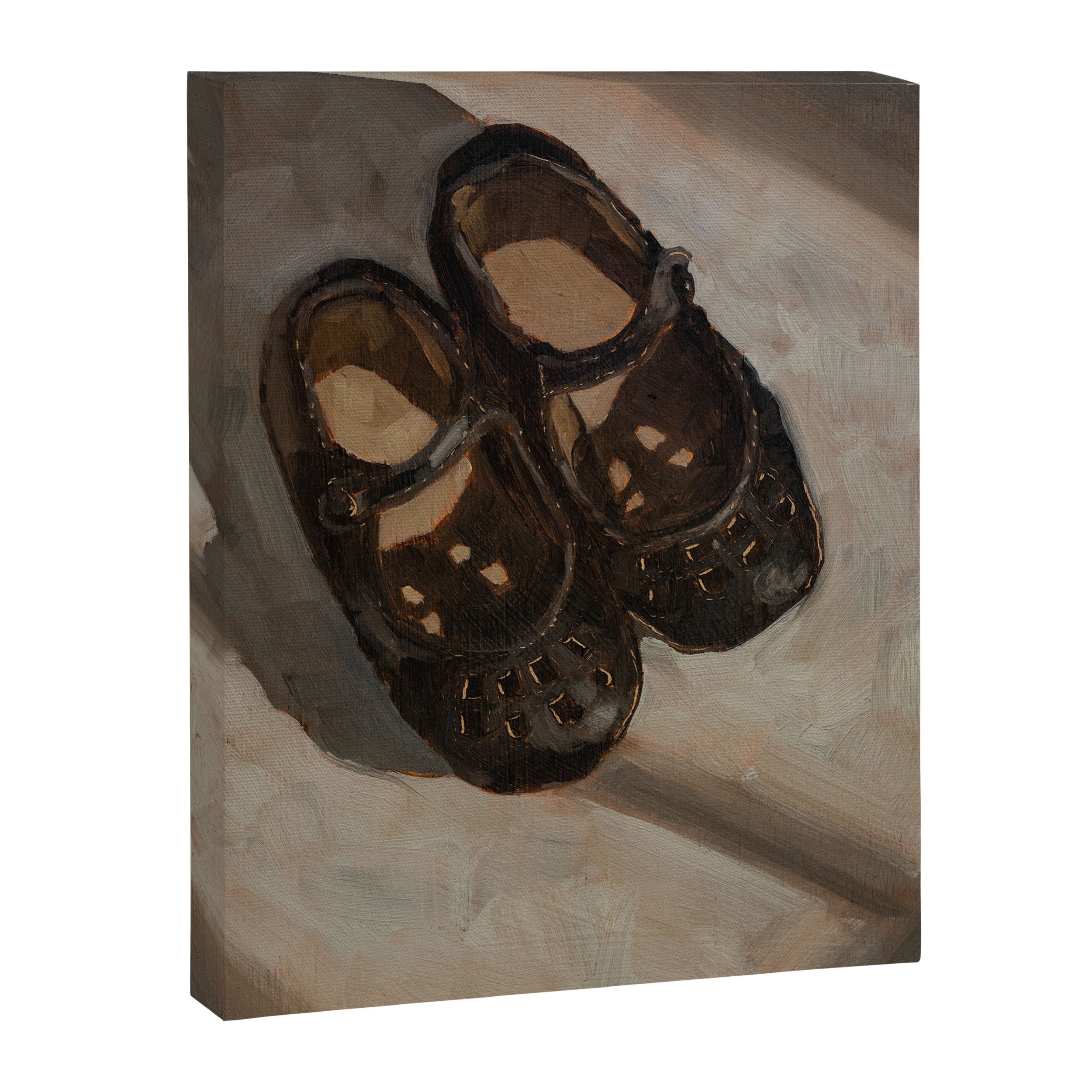 Black Maryjanes with Cutouts Canvas Print Gallery Image 6