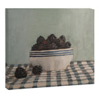 Blackberries on Checked Cloth Canvas Print Gallery Image 12