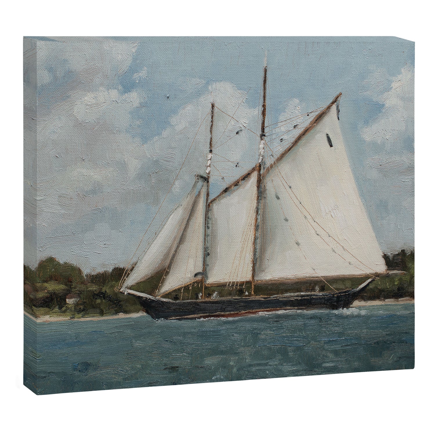 Blue Nose II Schooner Canvas Print Gallery Image 3