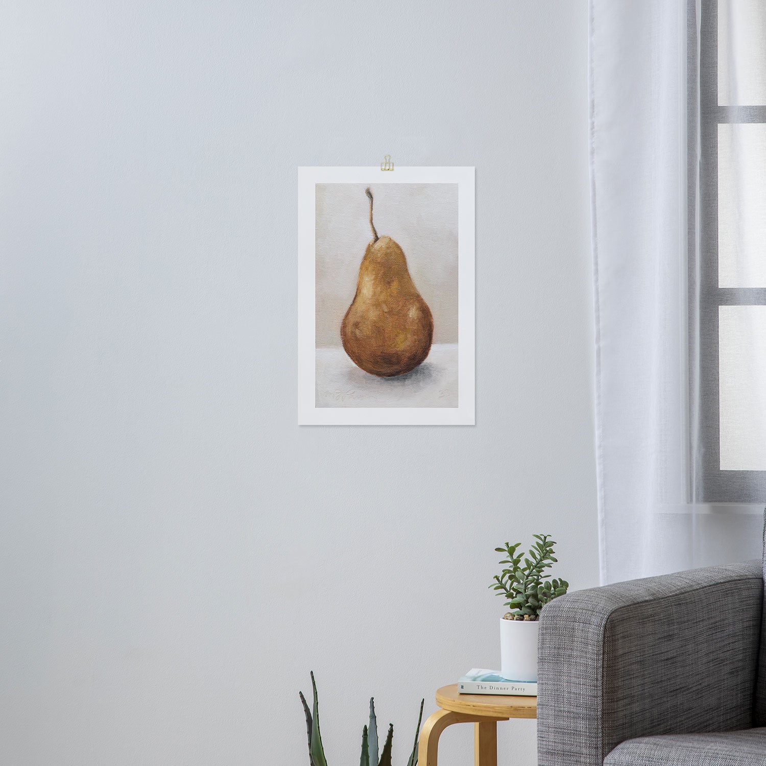 Bosc Pear Art Print Gallery Image 3