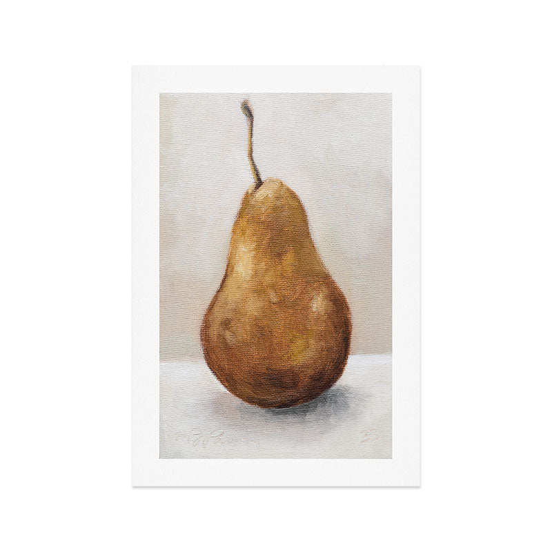Bosc Pear Art Print Gallery Image 1