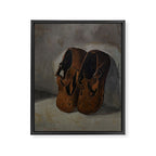 Brown Maryjanes Framed Canvas Print Gallery Image 6