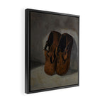 Brown Maryjanes Framed Canvas Print Gallery Image 2