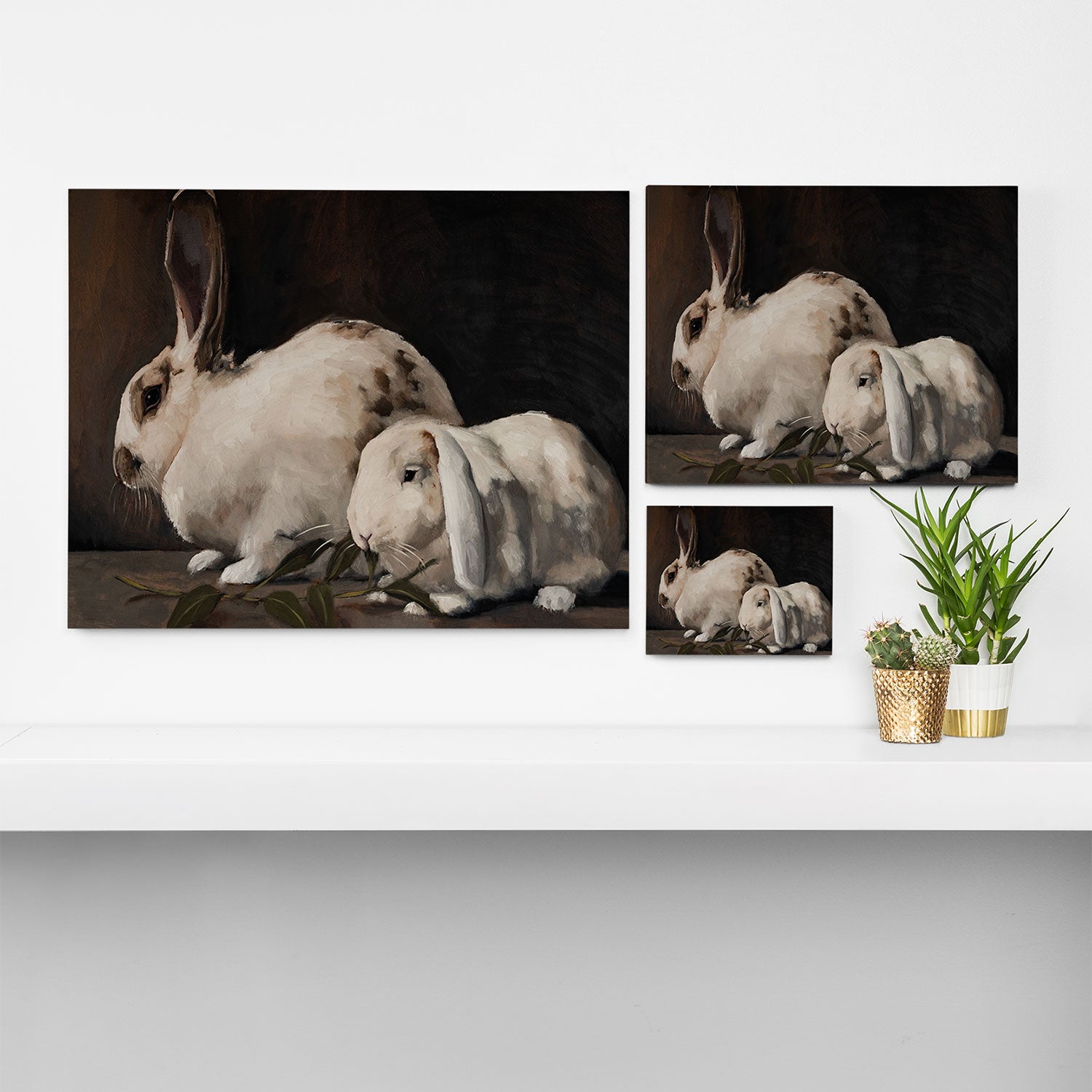 Charlie & Floortje Canvas Print Gallery Image 3