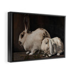 Charlie & Floortje Framed Canvas Print Gallery Image 2