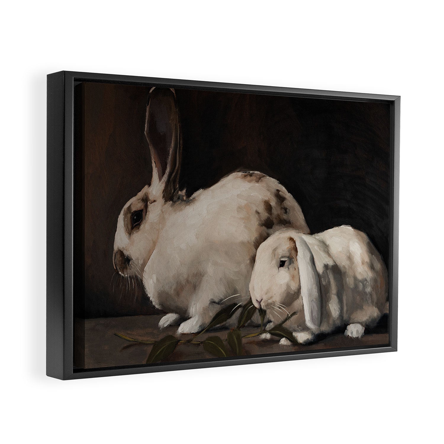Charlie & Floortje Framed Canvas Print Gallery Image 2