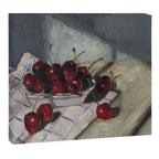 Cherries on a Tea Towel Canvas Print Gallery Image 12