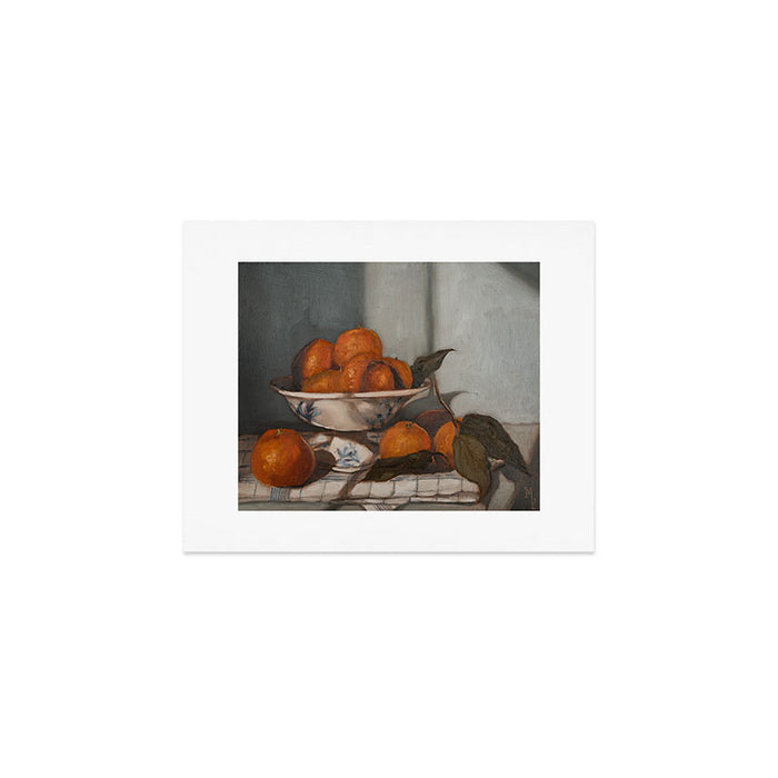 Clementines in a Compote Art Print Gallery Image 1