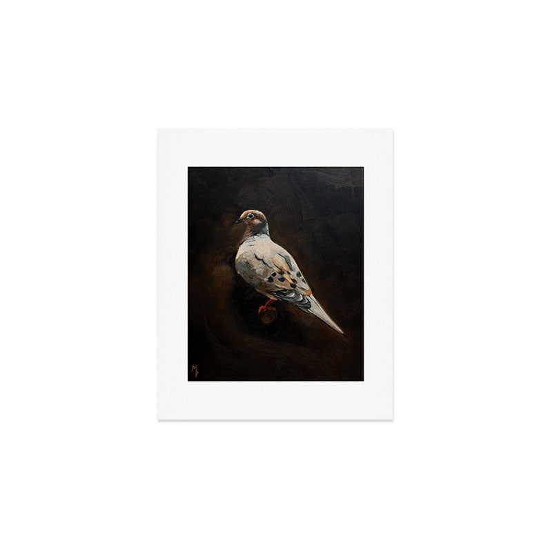 Dove Portrait Art Print Gallery Image 1