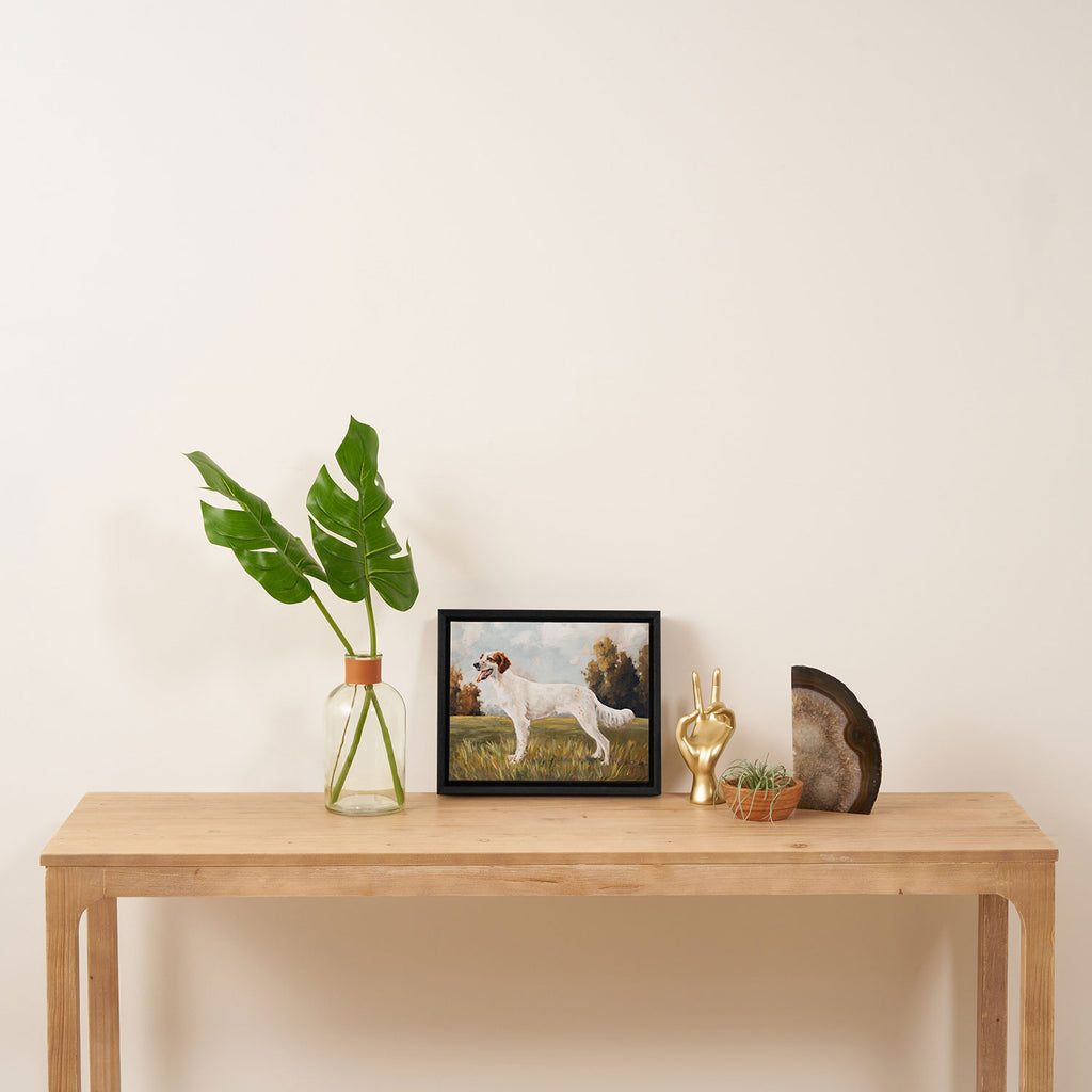 English Setter Framed Canvas Print Gallery Image 4