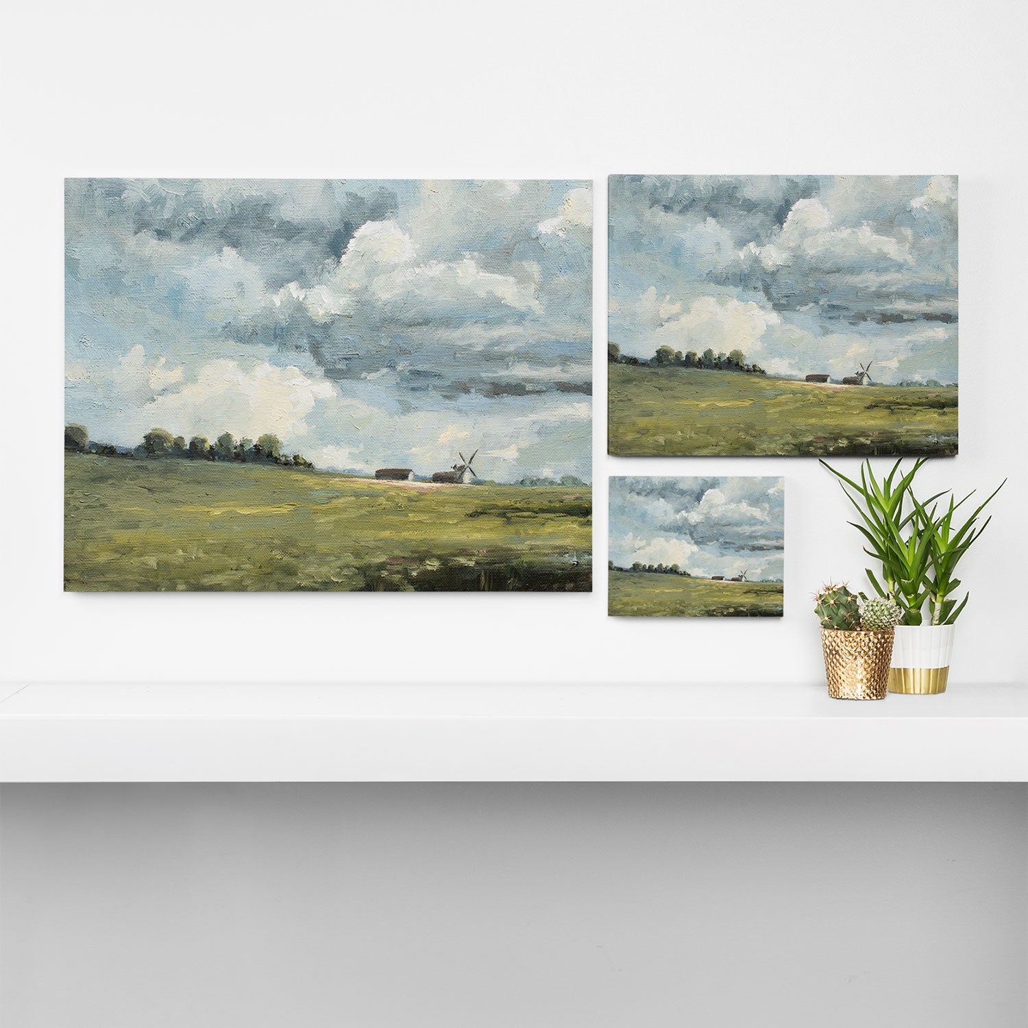 European Countryside No. 1 Canvas Print Gallery Image 3